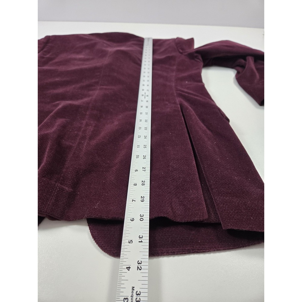 Ermenegildo Zegna Blazer Mens 40R Burgundy Corduroy Cashco Cashmere Blend - Picture 11 of 14